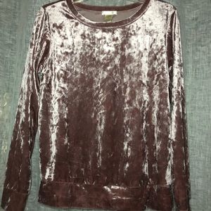 Velvet long sleeve